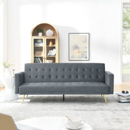 Outdoor Living (NW) Ltd Olivia Slate Grey 3 Seater Sofa Bed - Clic Clac - thumbnail 2