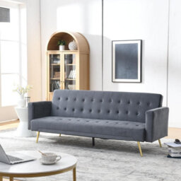 Outdoor Living (NW) Ltd Olivia Slate Grey 3 Seater Sofa Bed - Clic Clac