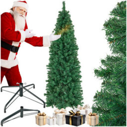 Tectake Christmas Tree Comet - Artificial Christmas Tree In Green With Lifelike Look - 150 Cm - Green - thumbnail 1
