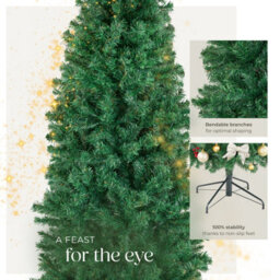 Tectake Christmas Tree Comet - Artificial Christmas Tree In Green With Lifelike Look - 150 Cm - Green - thumbnail 3
