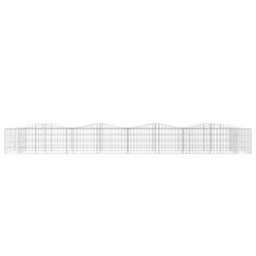 Berkfield Durable Arched Gabion Raised Bed 400X100X50 Cm Galvanised Iron - thumbnail 3