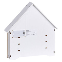 Beliani Christmas Decoration Led Mjosa Advent Calendar 33 Cm White - thumbnail 6