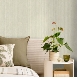 Holden Décor Kilim Duck Egg Metallic Stripe Pvc-Free Textured Wallpaper - thumbnail 3