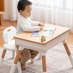 Liberty House Toys Kid's Scandi Height Adjustable Desk And Chair Set - thumbnail 2