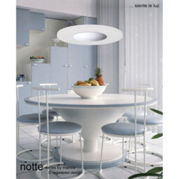 Luminosa Lighting Luminosa Notte Pendant 28W Led Square 3000K, 1700Lm, Polished Chrome/frosted Acrylic - thumbnail 3