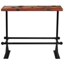 Walplus Bar Set 5 Piece Solid Reclaimed Wood Multicolour - thumbnail 3