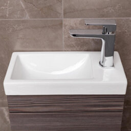 Plum&clay Novela Dark Wood Floorstanding Cloakroom Vanity Unit (W)400mm - thumbnail 8