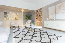 Moroccan Berber Shaggy Rugs Living Room Trellis Dark Cream 80X150 Cm