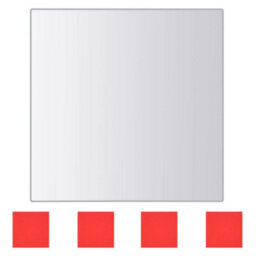 Berkfield 24 Pcs Mirror Tiles Square Glass - thumbnail 5