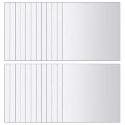 Berkfield 24 Pcs Mirror Tiles Square Glass - thumbnail 4