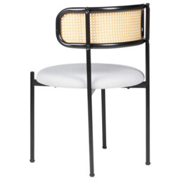 Beliani Set Of 2 Dining Chairs Andover Metal Black - thumbnail 7