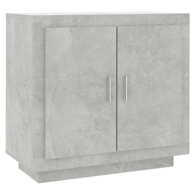 Vidaxl Sideboard Concrete Grey 80X40X75 Cm Engineered Wood - image 1