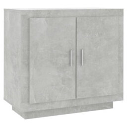 Vidaxl Sideboard Concrete Grey 80X40X75 Cm Engineered Wood