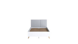 Arte Mood-12 Sleek And Vibrant  Bed Frame Eu Small Double, 120X200Cm - Stylish Bedroom Furniture With Upholstered Headboard - thumbnail 2