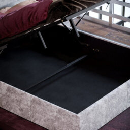 Lassic Vida Designs Veronica Silver Velvet Ukfr 5Ft King Size Ottoman Bed Frame, 200 X 150Cm - thumbnail 8