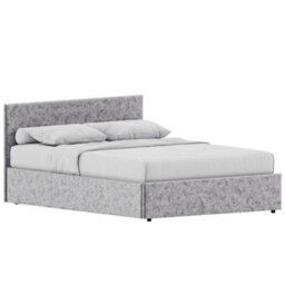 Lassic Vida Designs Veronica Silver Velvet Ukfr 5Ft King Size Ottoman Bed Frame, 200 X 150Cm - thumbnail 7