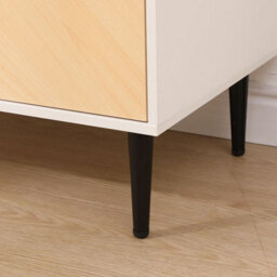 MMT Funiture Designs Mid-Century Sideboard, Console Table With Shelf, 71Cm X 81Cm White/oak Or Black - thumbnail 3