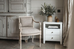 Statement Furniture Brooklyn White 2 Drawer Bedside Table - thumbnail 3