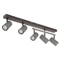 Luminosa Lighting Luminosa Robby Ceiling Spotlight Bar Gunmetal 5X Gu10 - thumbnail 2