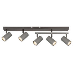 Luminosa Lighting Luminosa Robby Ceiling Spotlight Bar Gunmetal 5X Gu10 - thumbnail 3