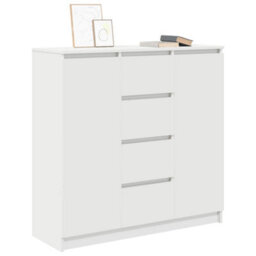 Vidaxl Sideboard With Drawers White 100.5X35X98.5 Cm Engineered Wood - thumbnail 4