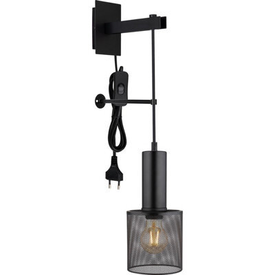 Luminosa Lighting Luminosa Jedd 12Cm Wall Lamp Matt Black 1X E27 - image 1