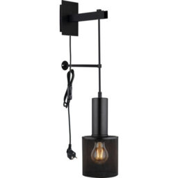 Luminosa Lighting Luminosa Jedd 12Cm Wall Lamp Matt Black 1X E27 - thumbnail 3