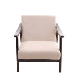 Thehotsale Mid Century Modern Armchair Accent Chair With Solid Wood Frame Lounge Chairs For Living Room - thumbnail 3