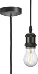 Knightsbridge 8271Lsb 1.8M Vintage Pendant Set In A Smoked Bronze Finish - thumbnail 1