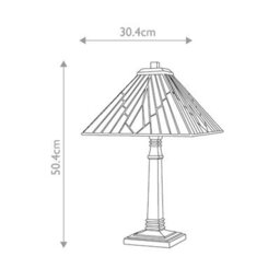 Luminosa Lighting Elstead Alderley 1 Light Large Table Lamp Vintage Bronze - thumbnail 2