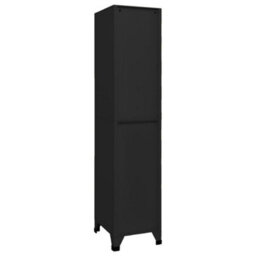 Walplus Locker Cabinet Black 38X45X180 Cm Steel - thumbnail 2