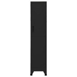Walplus Locker Cabinet Black 38X45X180 Cm Steel - thumbnail 3