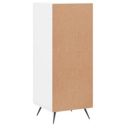 Berkfield Modern Sideboard High Gloss White 34.5X34X90 Cm Engineered Wood - thumbnail 8