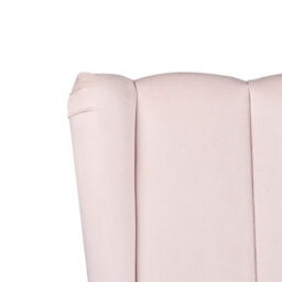Beliani Bed Velvet Miribel 180 X 200 Cm (Eu Super King) Pastel Pink - thumbnail 7