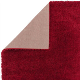 Red Modern Shaggy Easy To Clean Plain Rug For Living Room, Dining Room, Bedroom - 200Cm X 290Cm - thumbnail 3