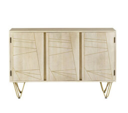 Worcester Light Gold Large Sideboard 3 Doors - thumbnail 4