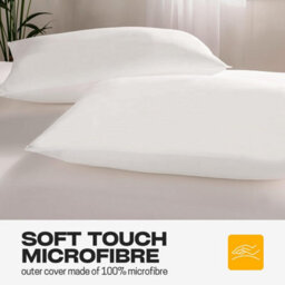 Night Comfort Nightcomfort Soft And Snug Microfibre Pillows 46 X 74 Cm Firm Pack Of 2 - thumbnail 3