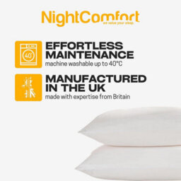 Night Comfort Nightcomfort Soft And Snug Microfibre Pillows 46 X 74 Cm Firm Pack Of 2 - thumbnail 6