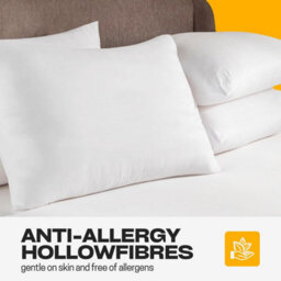 Night Comfort Nightcomfort Soft And Snug Microfibre Pillows 46 X 74 Cm Firm Pack Of 2 - thumbnail 4