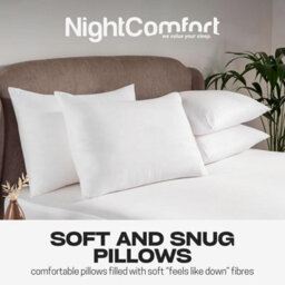 Night Comfort Nightcomfort Soft And Snug Microfibre Pillows 46 X 74 Cm Firm Pack Of 2 - thumbnail 5