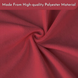 Neel Blue Red Velvet Backdrop Curtain Wrinkle-Free Polyester Fabric Background With Drapes, 3X6 Metres - thumbnail 3