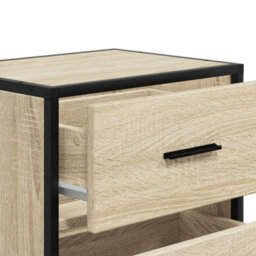 Berkfield Bedside Cabinet Sonoma Oak 40X31X50 Cm Engineered Wood - thumbnail 9