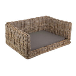 Red Hamper Ra015 Rattan Medium Luxury Rattan Dog Sofa Bed - thumbnail 1