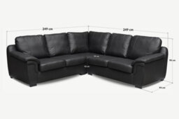 Rota Donna Exclusives Rotary Large Leather Double Corner Sofa - thumbnail 2