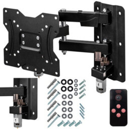 "Electric Tv Wall Mount Bracket 46""max Tutumi 123102 Black" - thumbnail 1