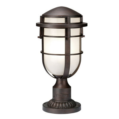 Victorian Bronze Outdoor Led Pedestal Light - Ip44 Rated, E27 100W