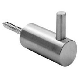 Coat Hook With Concealed Fixing 35mm Projection Satin Stainless Steel - thumbnail 1