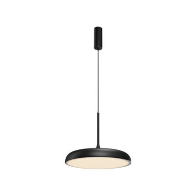 Luminosa Lighting Luminosa Gerhard Modern 40Cm Dome Pendant Ceiling Light Black 3000K 1200Lm - image 1