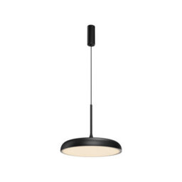 Luminosa Lighting Luminosa Gerhard Modern 40Cm Dome Pendant Ceiling Light Black 3000K 1200Lm - thumbnail 1