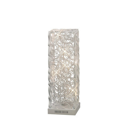 Luminosa Lighting Luminosa (Dh) Essen Table Lamp 6 Light G4 White/silver, Not Led/cfl Compatible - image 1